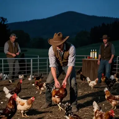 Take Them Roosters,Take'em Fast Now! New