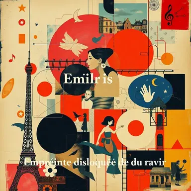 Empreinte disloquée du ravir