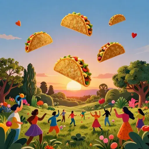 Llueven Tacos artwork