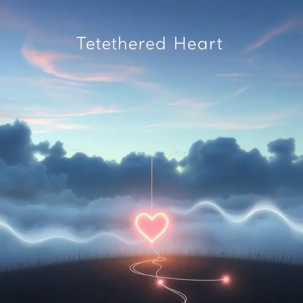 Tethered heart artwork