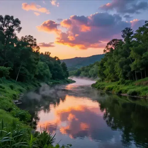 River bends artwork