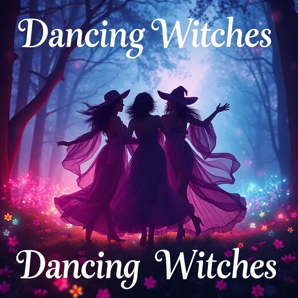Dancing witches artwork