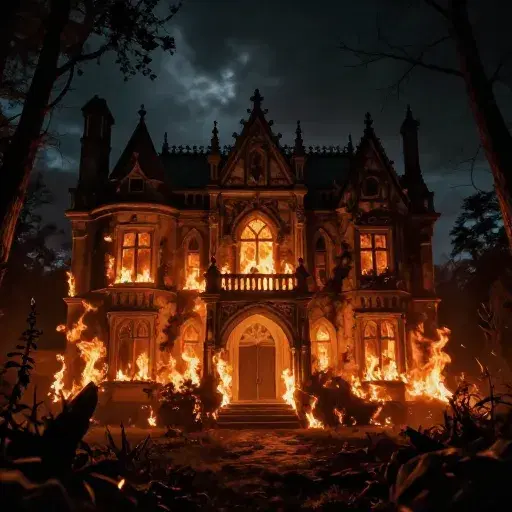Flame in the Manor artwork