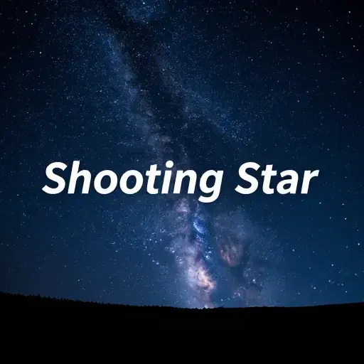 Shooting star  artwork