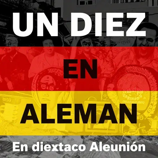 un diez en aleman artwork