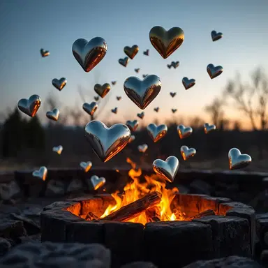 Firepit Hearts