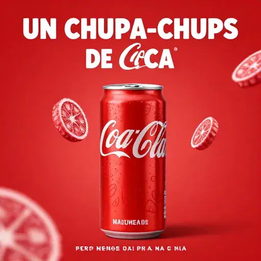 Sobrehumano con el chupachup artwork
