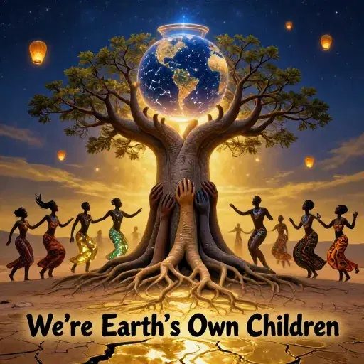 We’re earth’s own children artwork