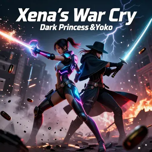 Xena's War Cry (Dark Princess&Yoko collab) artwork