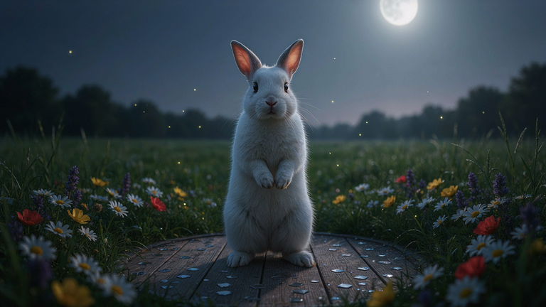 Petit Lapin tu bondi artwork
