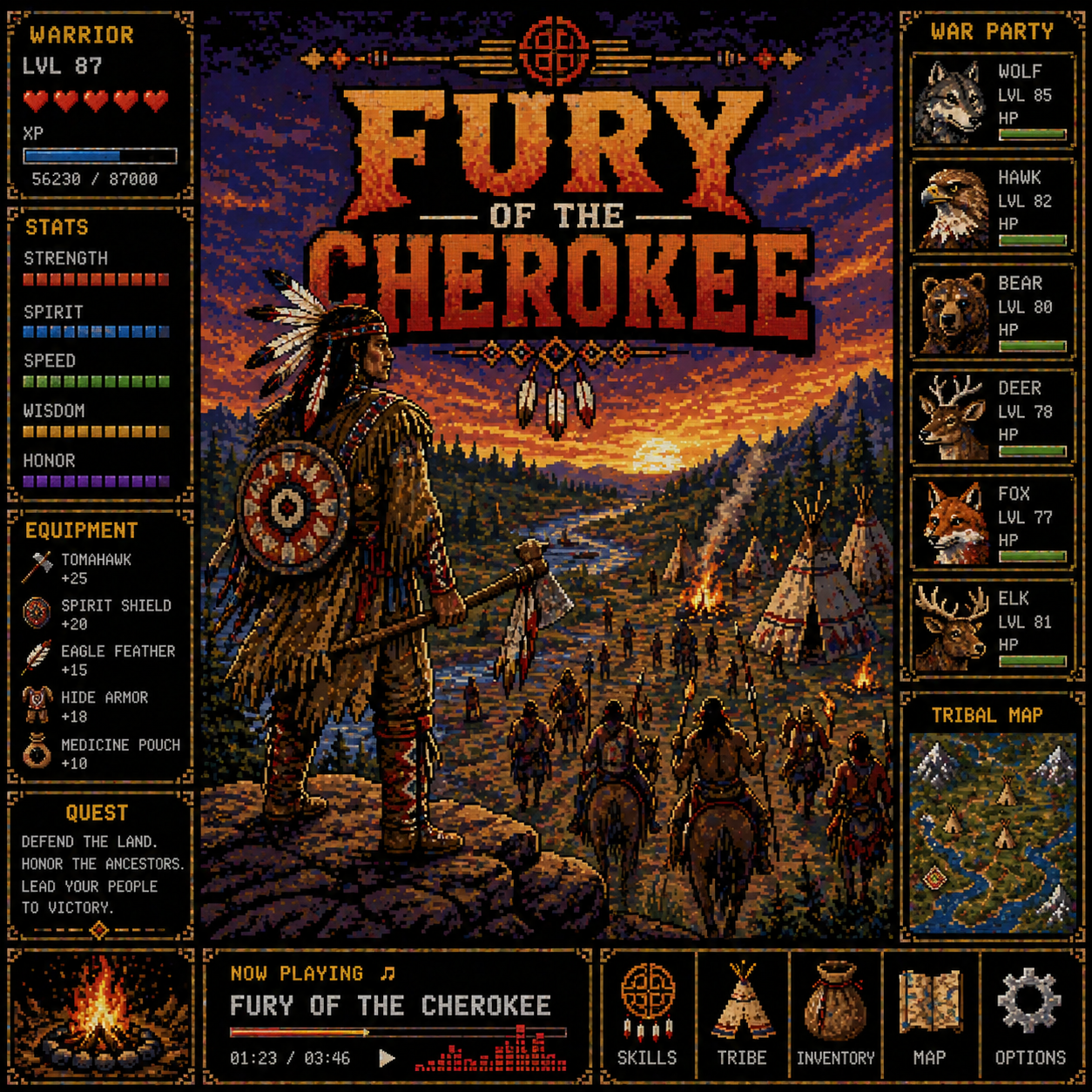 Fury of the Cherokee artwork