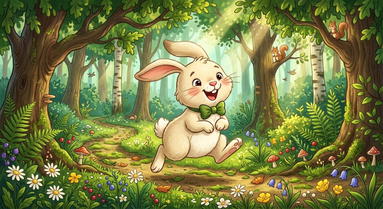 The Joyful Little Bunny