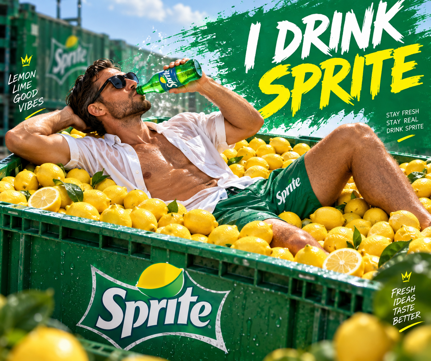 I drink Sprite🍋 artwork