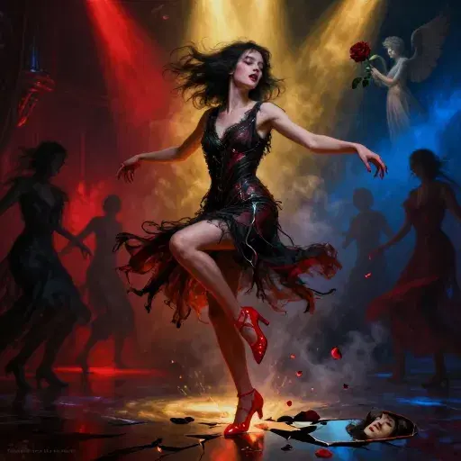 Red shoes - Come on! Let’s dance! artwork