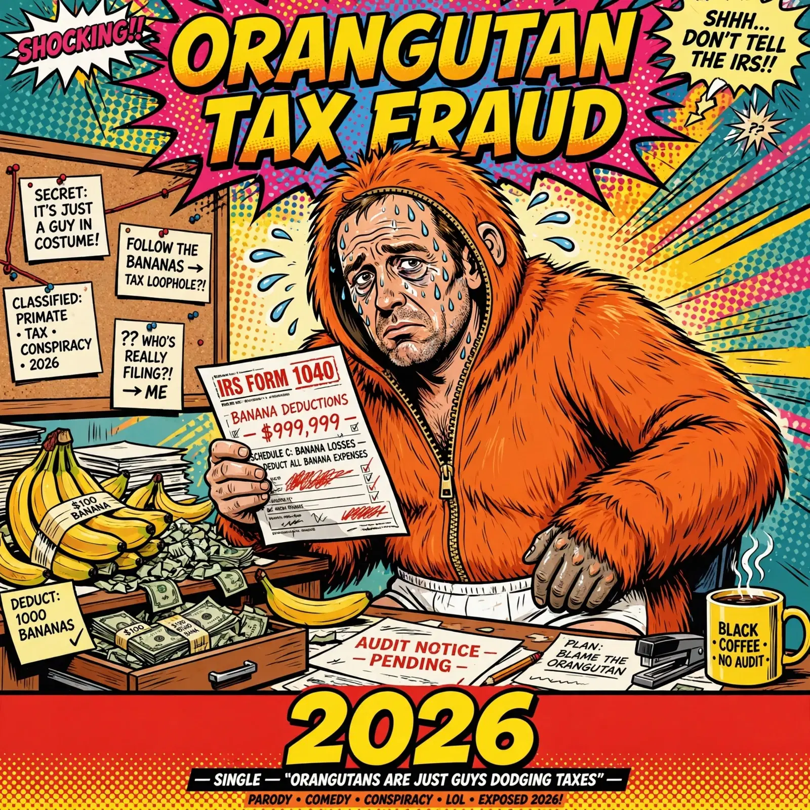Orangutan Tax Fraud artwork