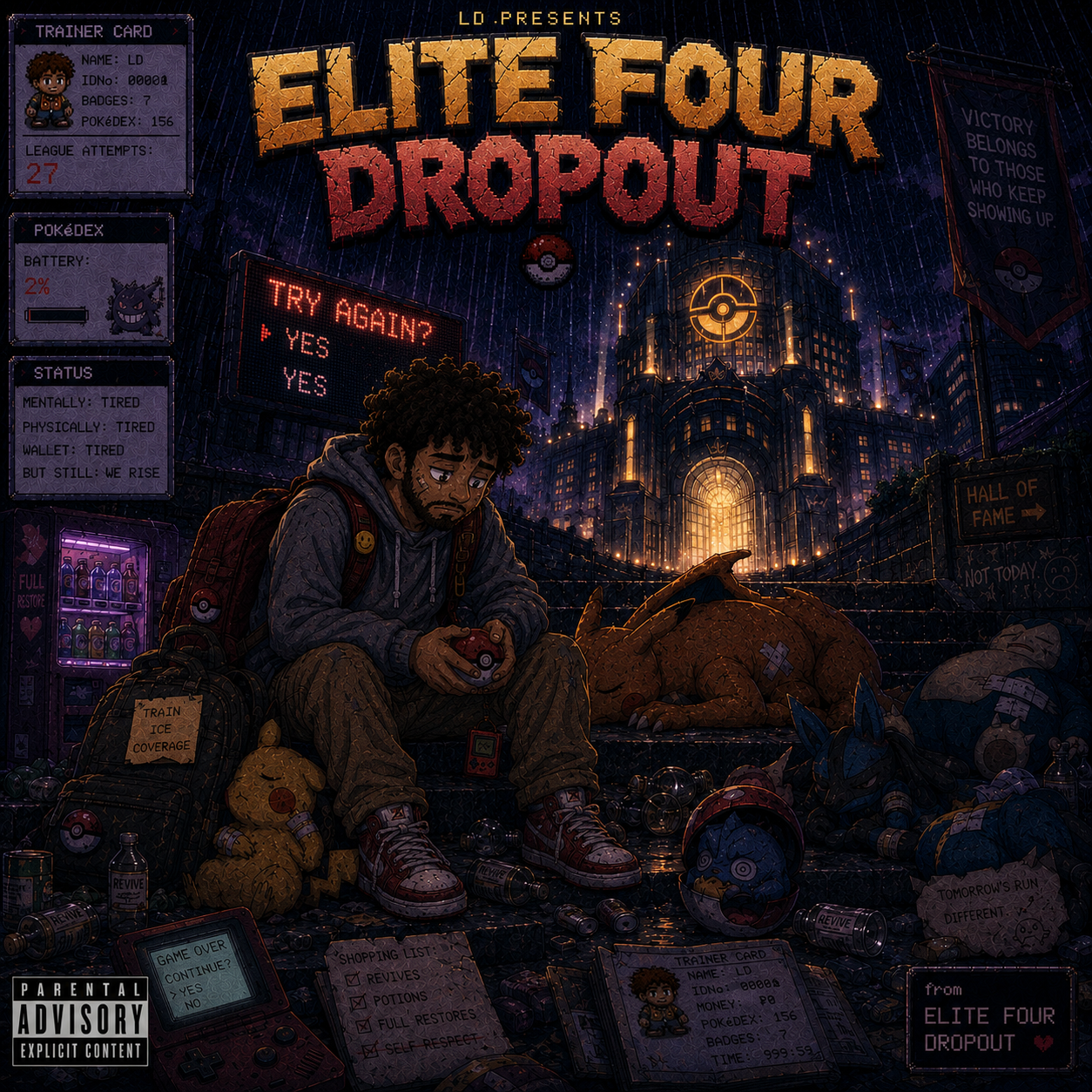 Elite Four Droupout artwork