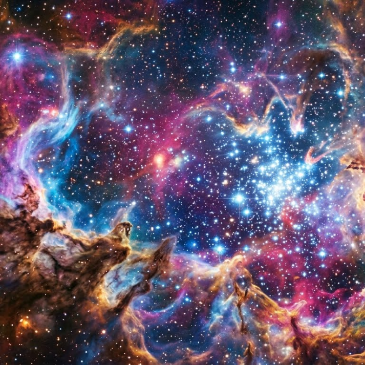 Birth of a Star Nursery artwork