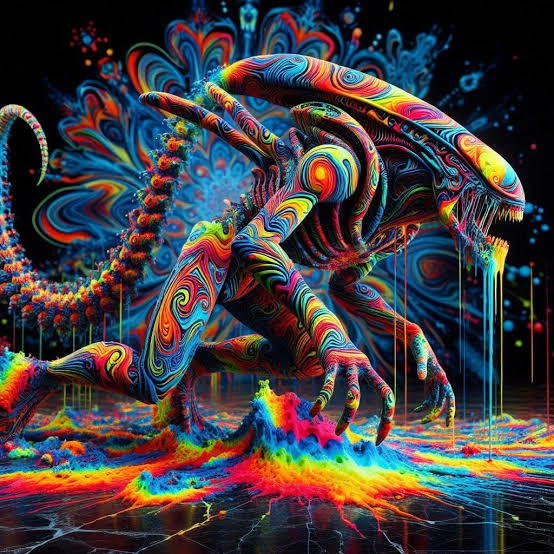 Xenomorph (dark full-on) artwork