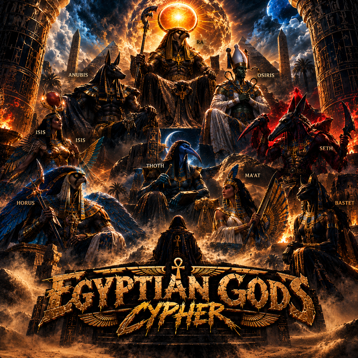 Egyptian Gods Cypher artwork