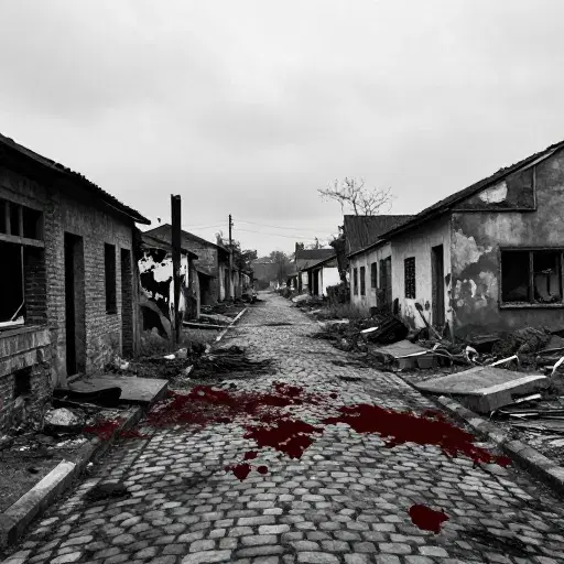 Blood on the Cobblestones artwork