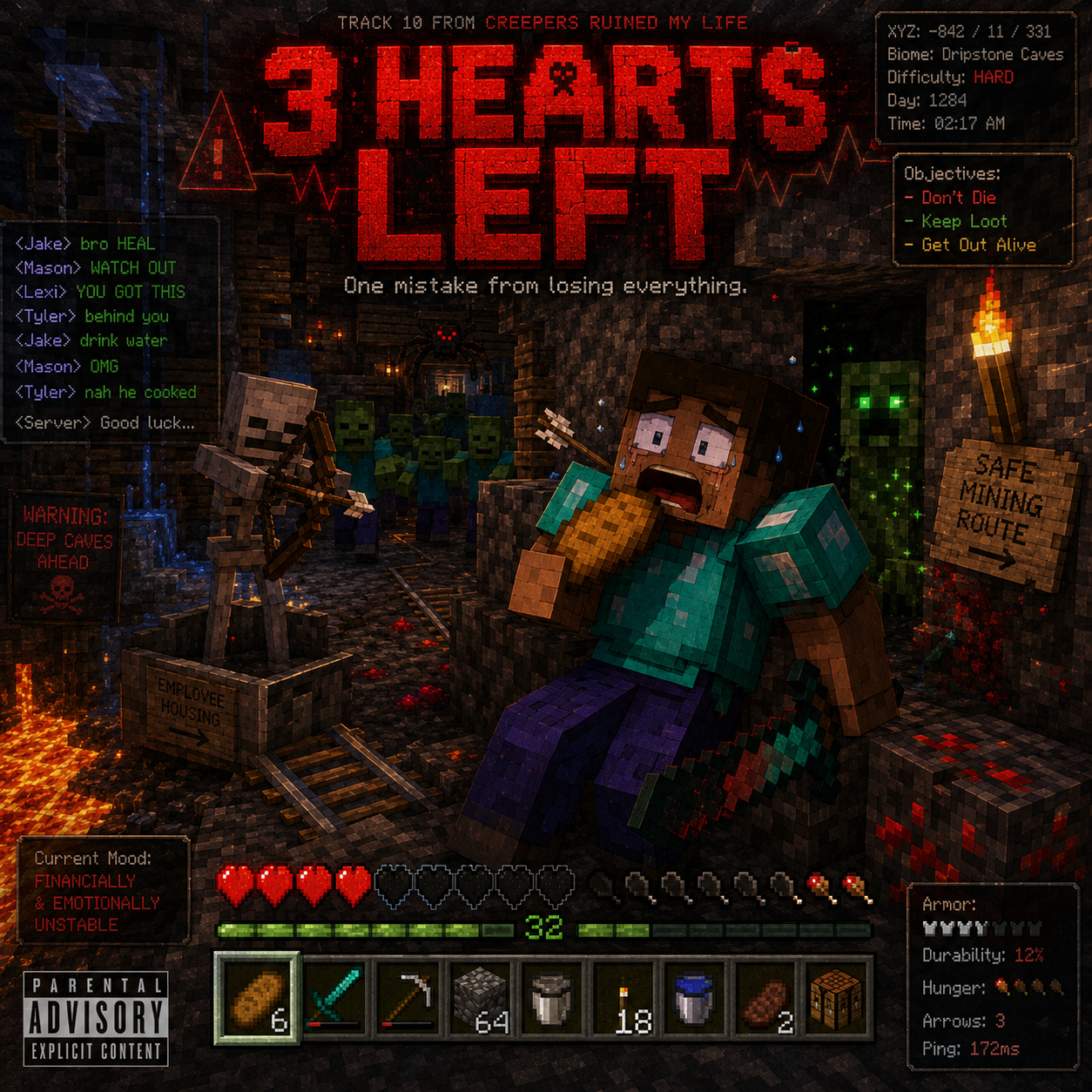 3 Hearts Left artwork