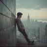 Leaning By The Wall
