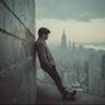 Leaning By The Wall