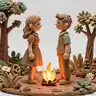 Garden Made of Clay