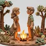 Garden Made of Clay