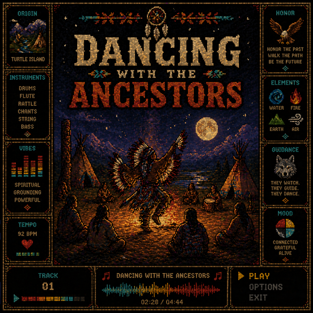 Dancing with the Ancestors  artwork