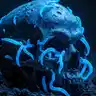 NEON Blue Worms (Twisted) RATED R - (Not intended for Young or Sensitive To Horror) 