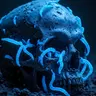 NEON Blue Worms (Twisted) RATED R - (Not intended for Young or Sensitive To Horror) 