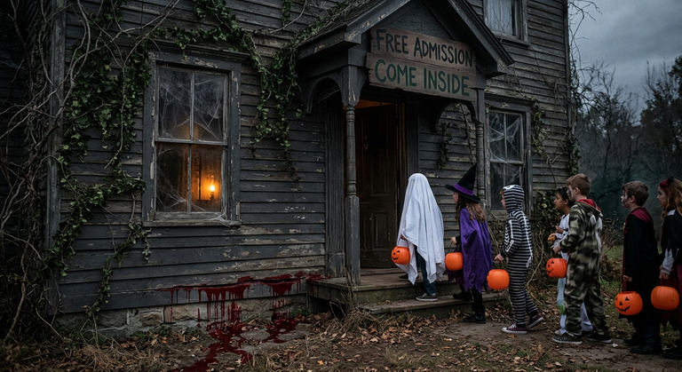 The House Keeps Every Child - Halloween artwork