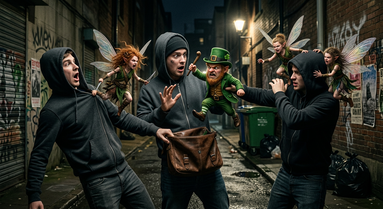 Irish Cailin Versus New York City Thugs