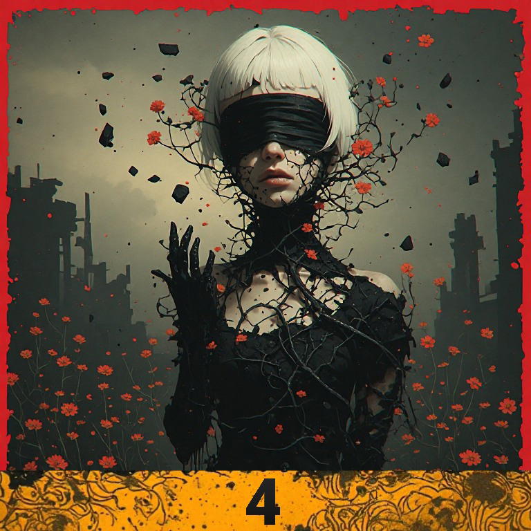 4. Floral Tribulation artwork