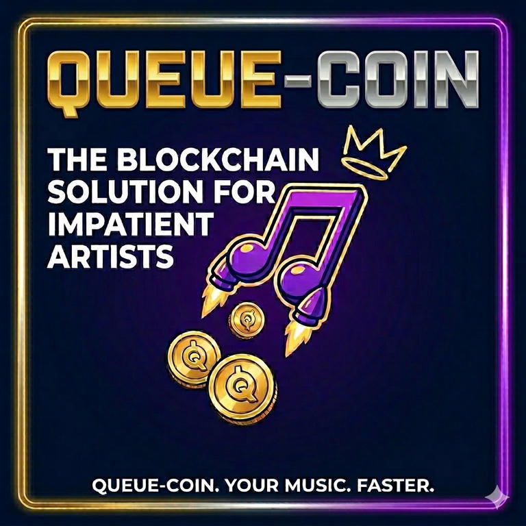 AD: QUEUE-COIN - Tired of waiting on your song to come on radio? Purchase QueueCoin now if you are serious about being next. artwork